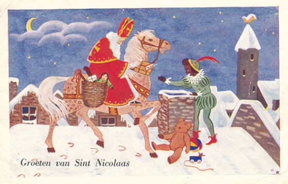Sinterklaas and Piet